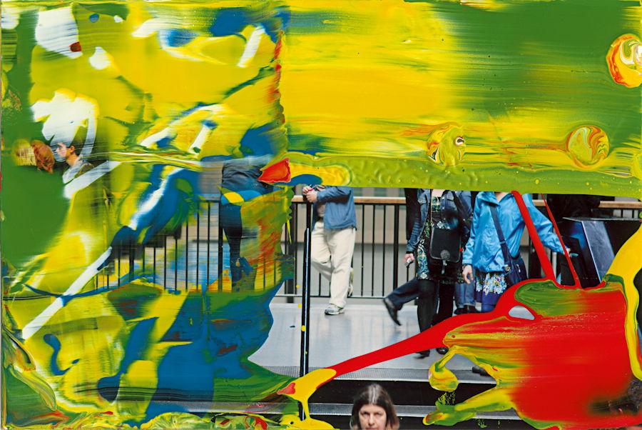 作者不詳　油彩画 油彩涂抹的相片» 格哈德·里希特