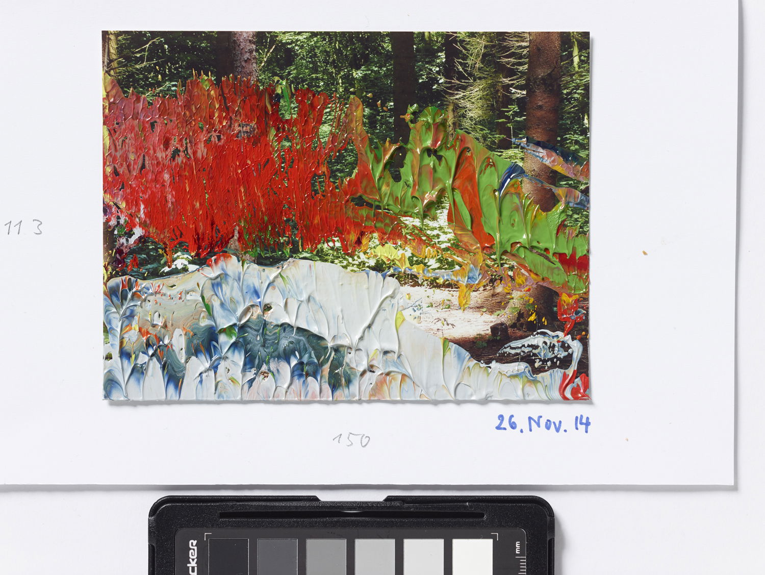 乡村风景» 油彩涂抹的相片» 格哈德·里希特