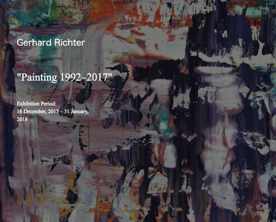 Gerhard Richter 'Painting 1992 - 2017' » 展览» 格哈德·里希特