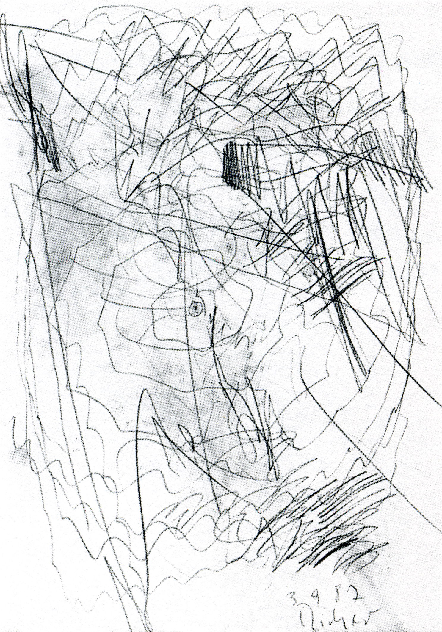 3.9.87 [87/18] » 素描与速写» 格哈德·里希特