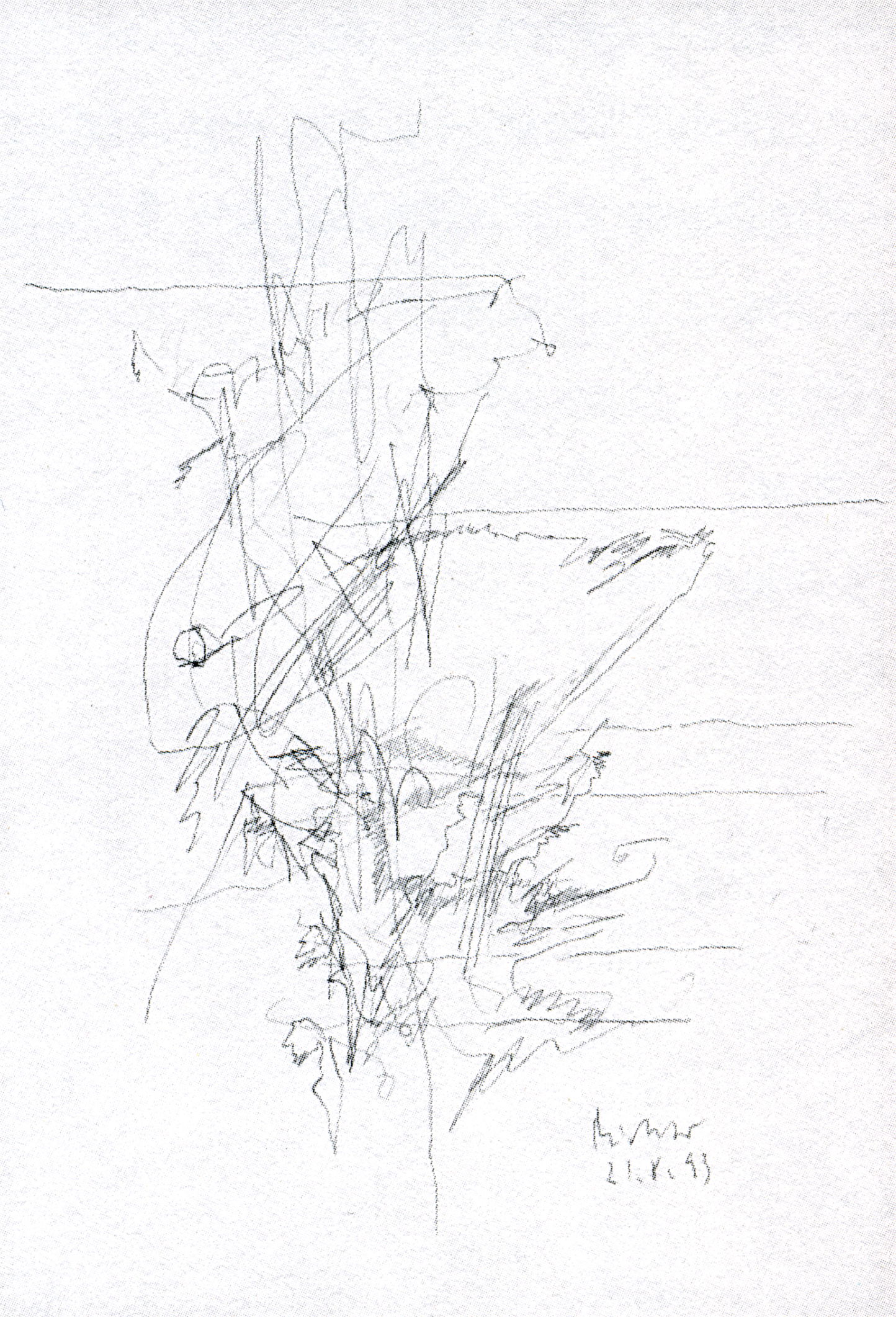 21.8.93 [93/8] » 素描与速写» 格哈德·里希特