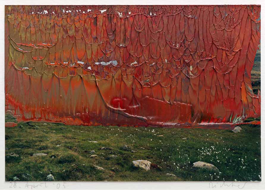 Overpainted Photographs » Gerhard Richter
