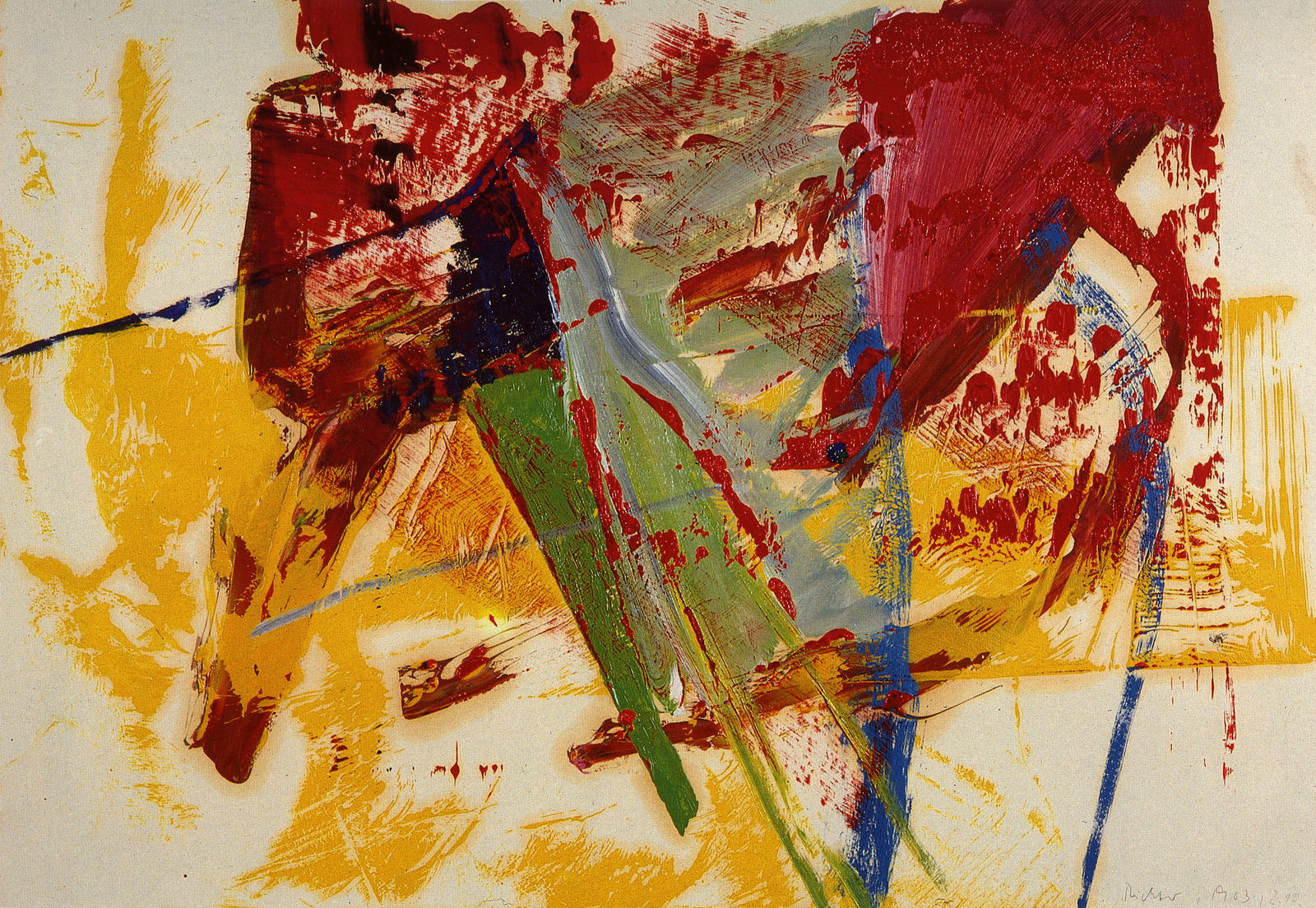 地主悌助　石　油彩画　10号 纸本油画» 格哈德·里希特