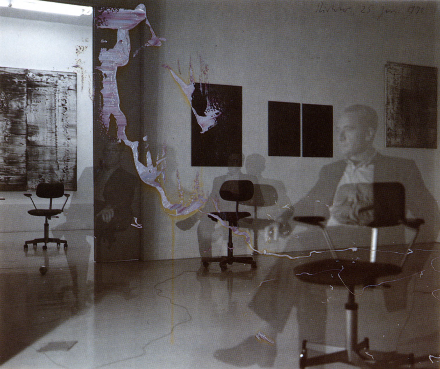 作者不詳　油彩画 油彩涂抹的相片» 格哈德·里希特