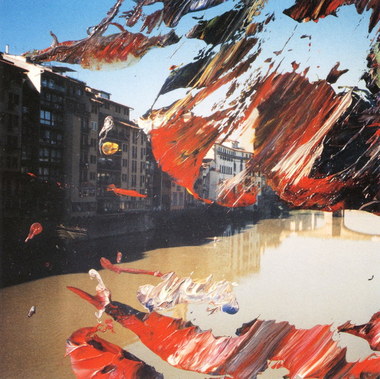 窪田知矩　tomo kubota 抽象油彩画 油彩涂抹的相片» 格哈德·里希特